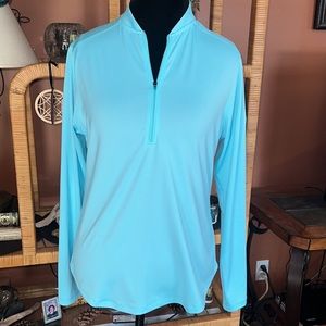Under Armour Blue Long Sleeved Workout Top